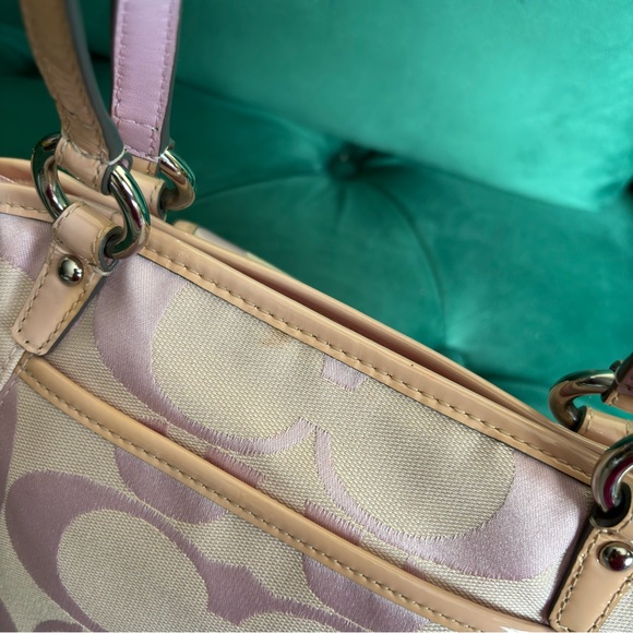 Y2K Coach Mini Leah Tote - Picture 4 of 8